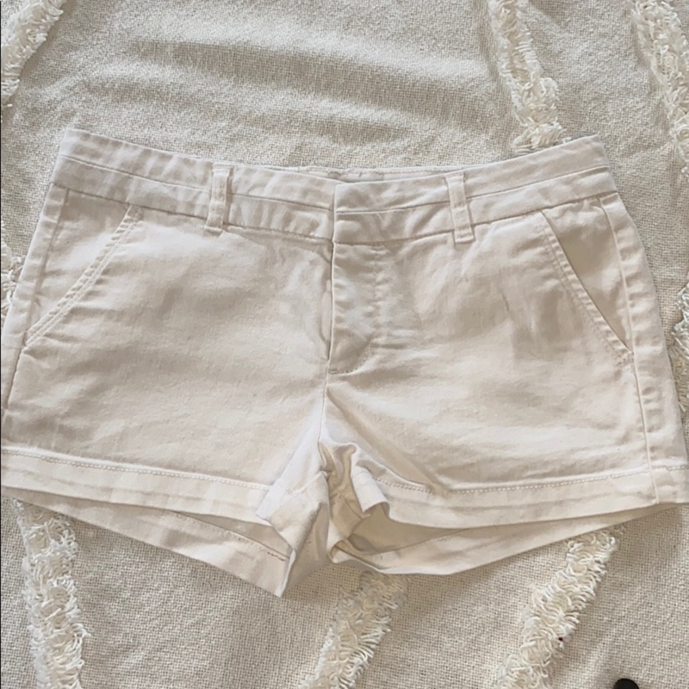 Harper brand white shorts